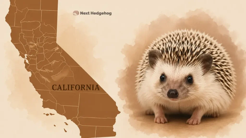 are hedgehogs illegal in california