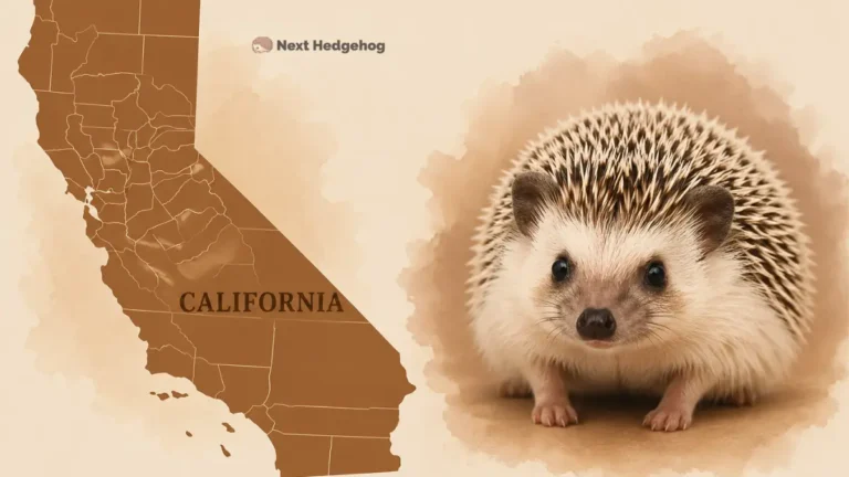 are hedgehogs illegal in california