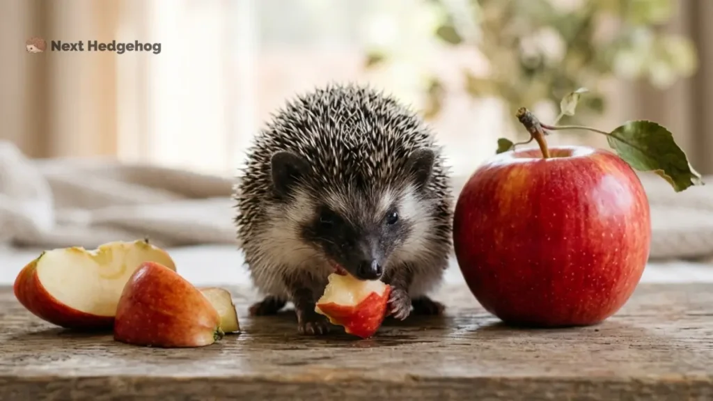 can hedgehogs eat apples