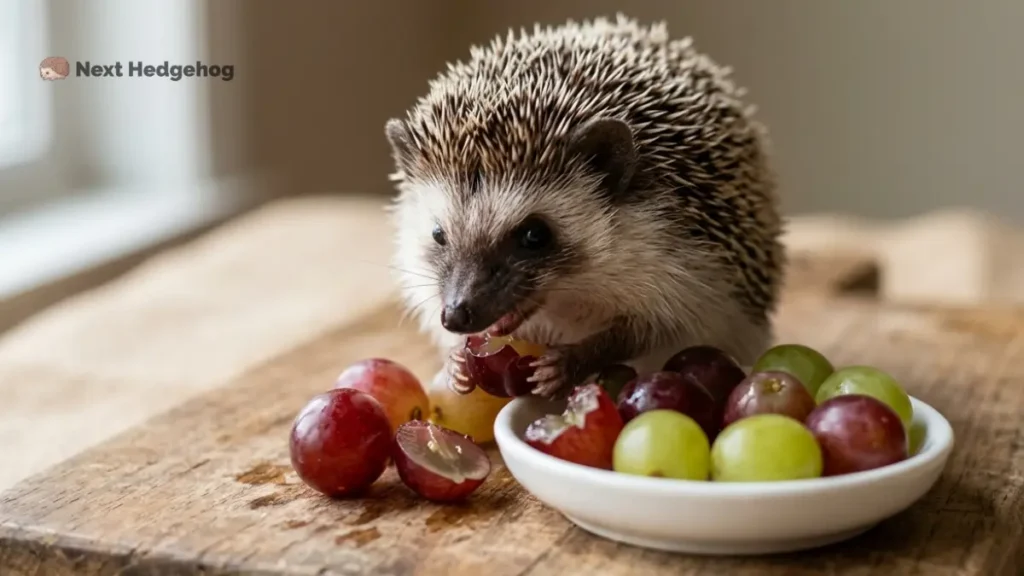 can hedgehogs eat grapes