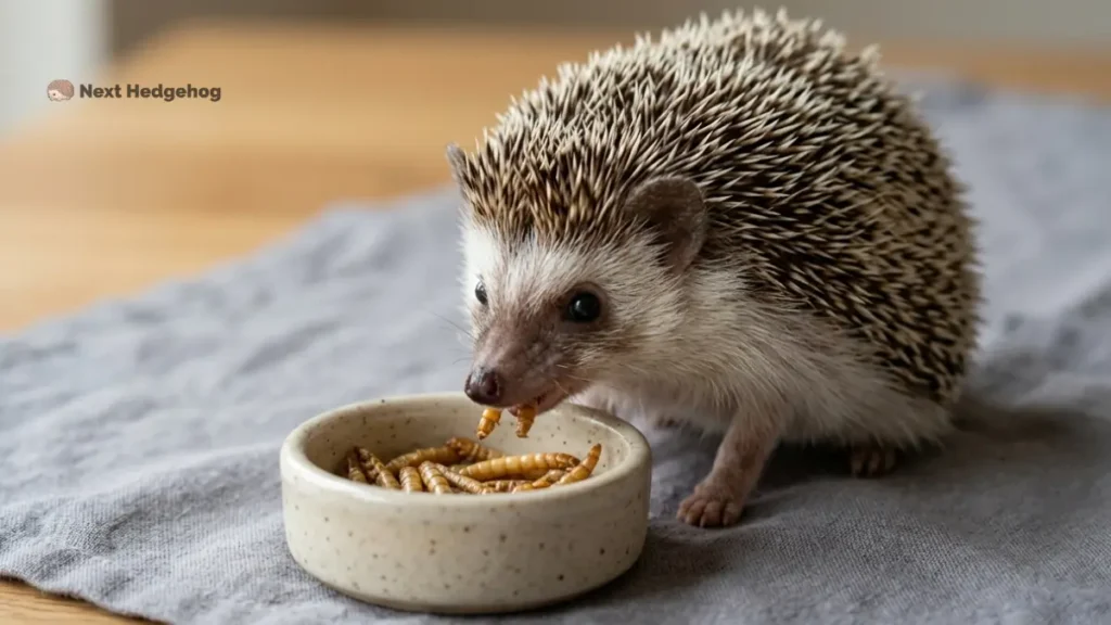 can hedgehogs eat mealworms