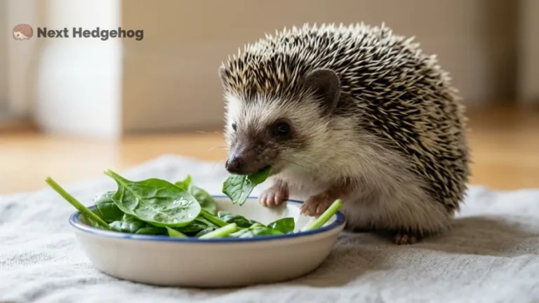 can hedgehogs eat spinach