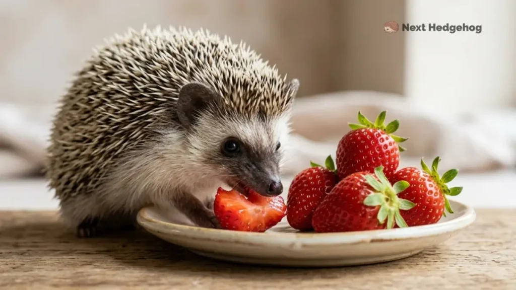 can hedgehogs eat strawberries
