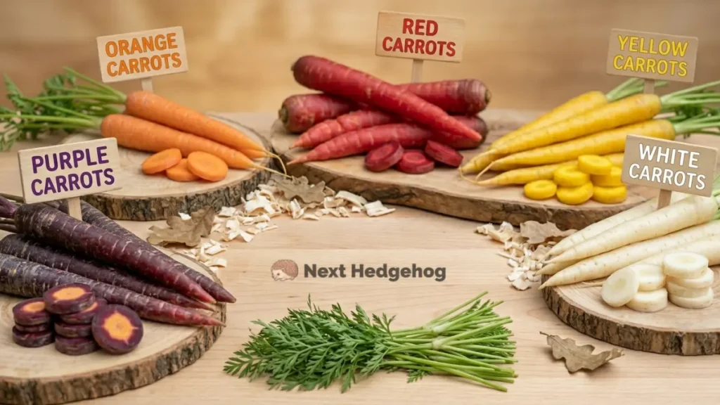 different types of carrot