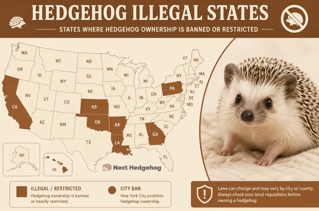 hedgehog illegal us states