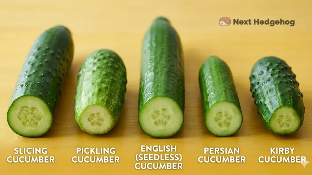 types of cucumber