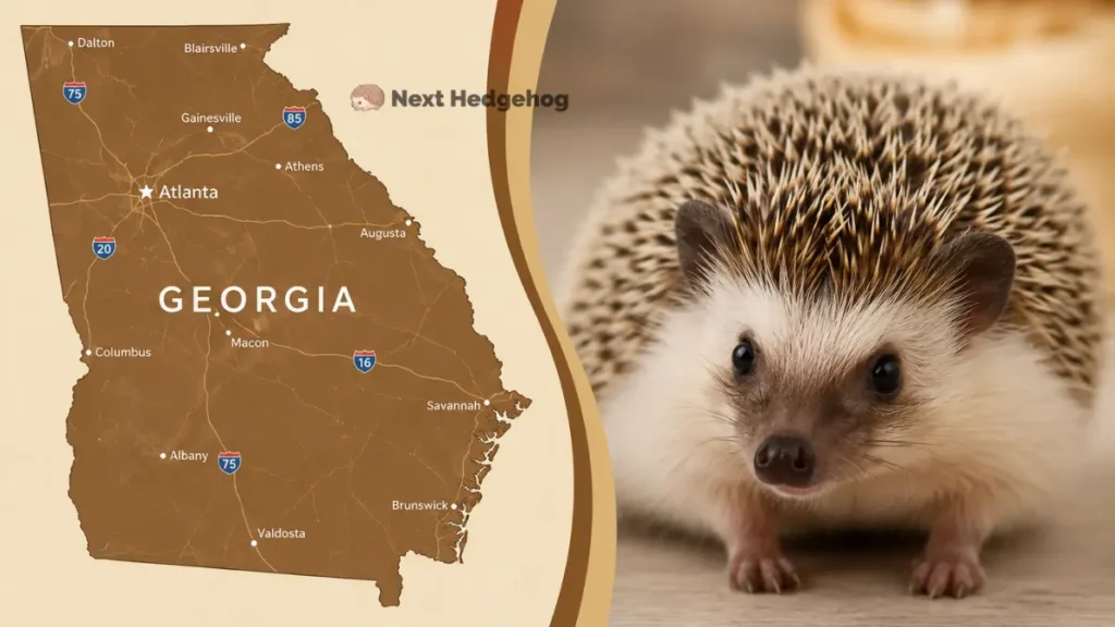 are hedgehogs illegal in georgia