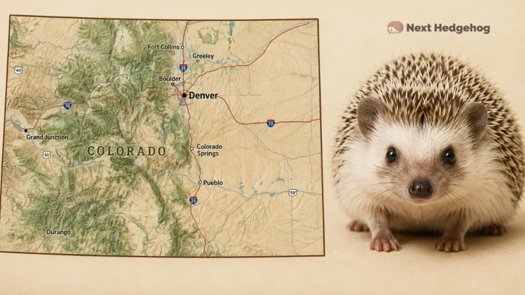 are hedgehogs legal in colorado