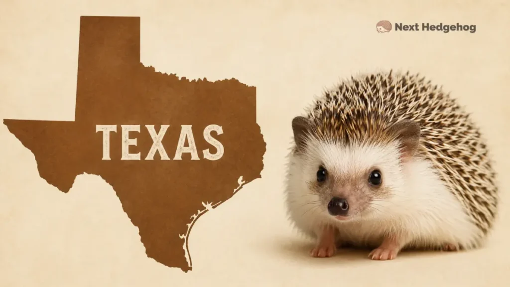 are hedgehogs legal in texas