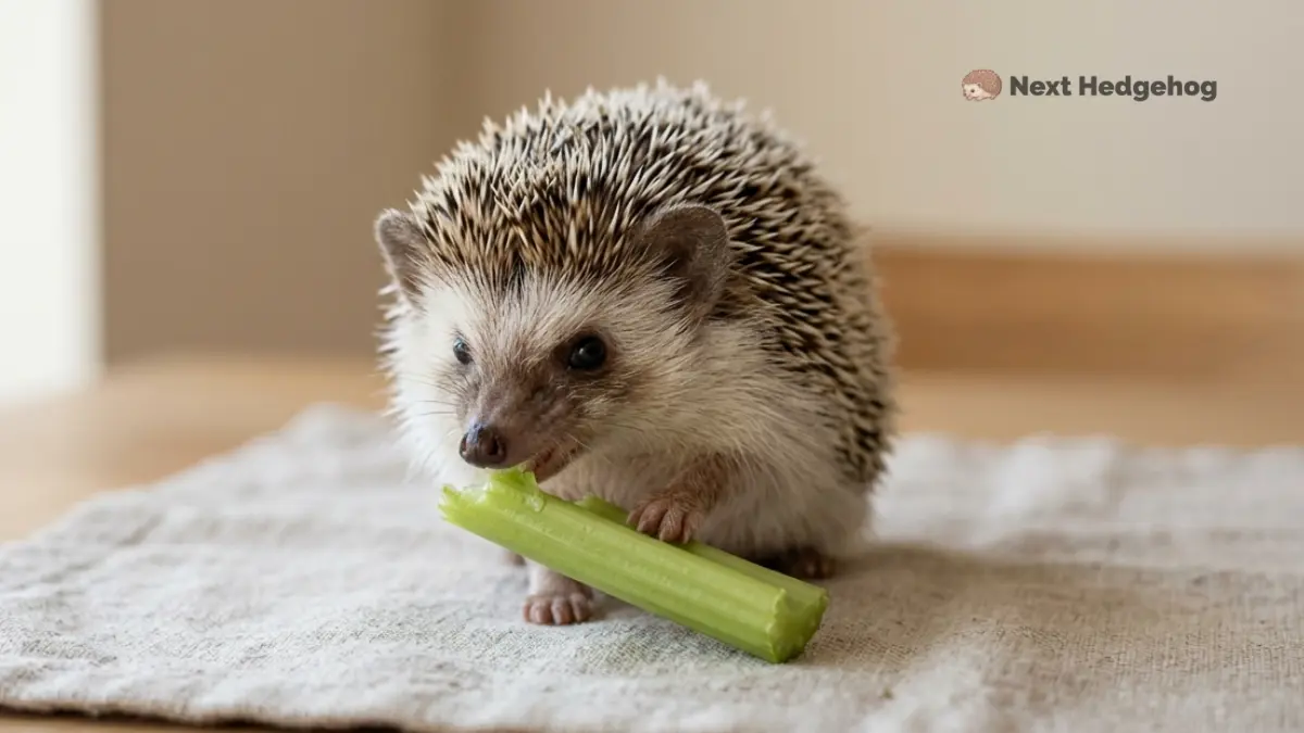 can hedgehogs eat celery