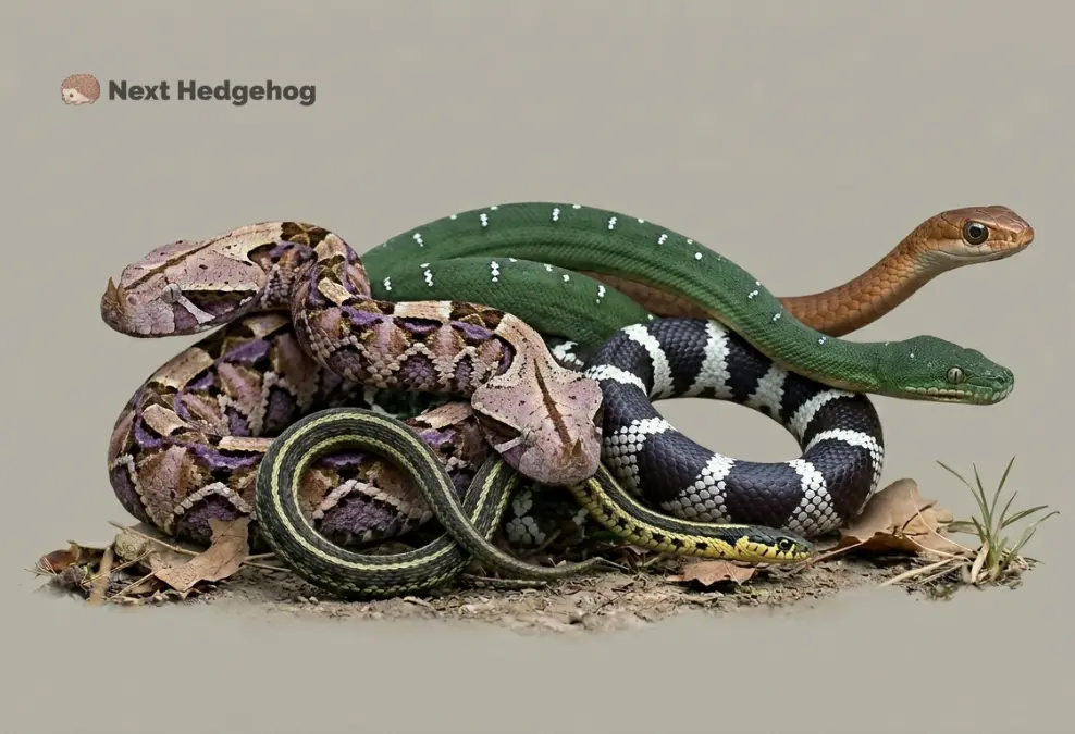 different types of snakes