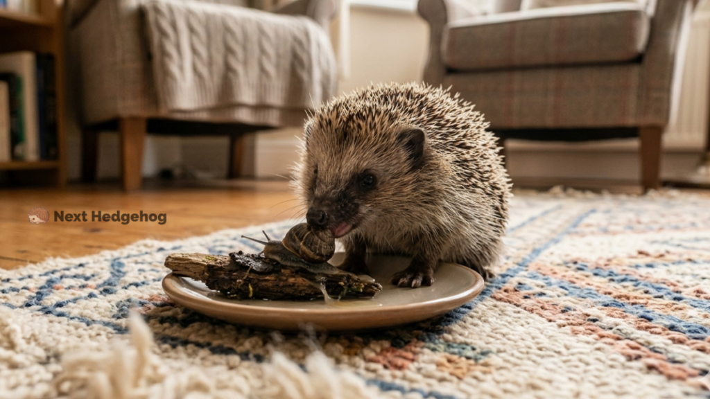 do hedgehogs eat snails