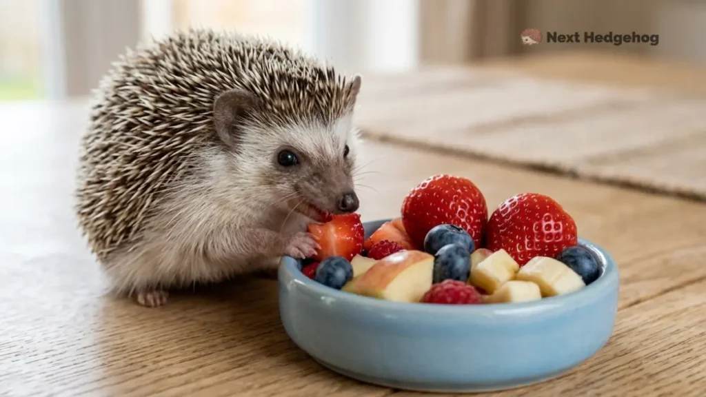 what fruits can hedgehogs eat