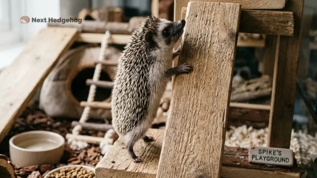 can hedgehogs climb