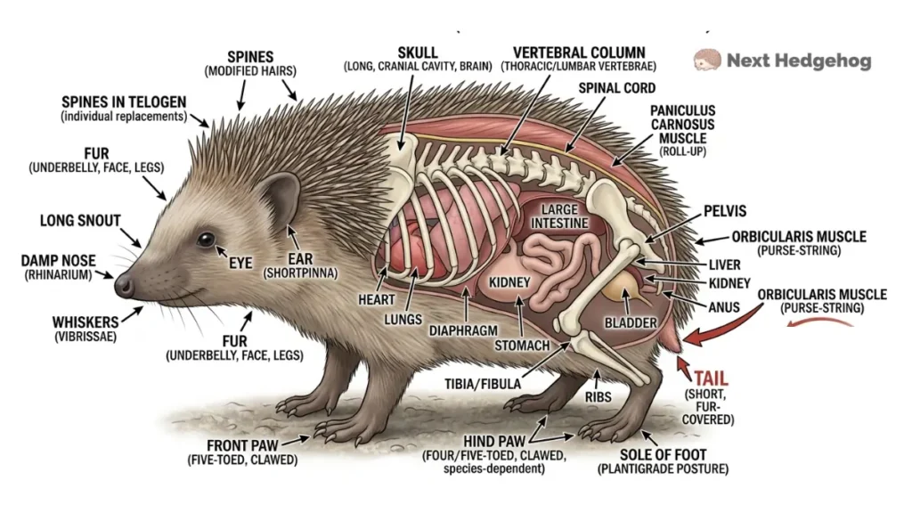 hedgehog anatomy